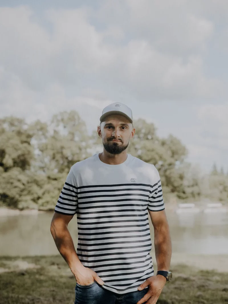 T-Shirt Marinière Homme blanche TT'ma