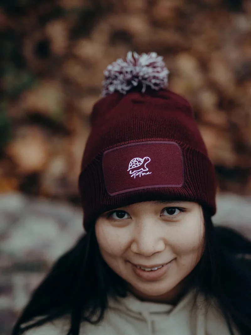 Bonnet TT'ma couleur Bordeaux